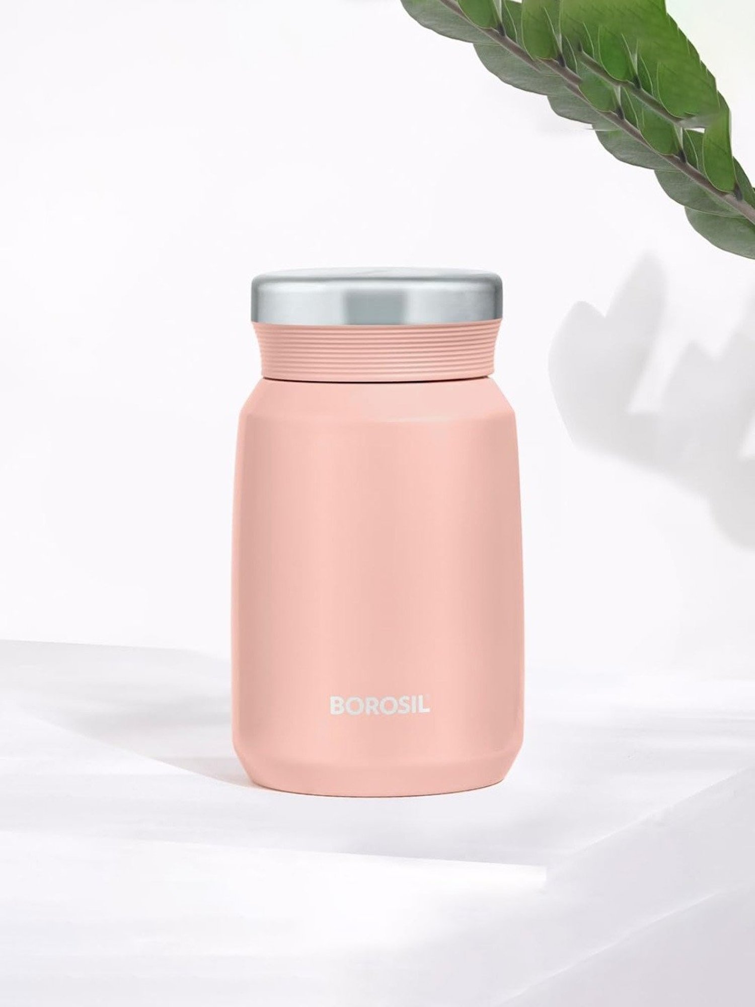 Borosil Pink Stainless Steel Flasks (500 ML)