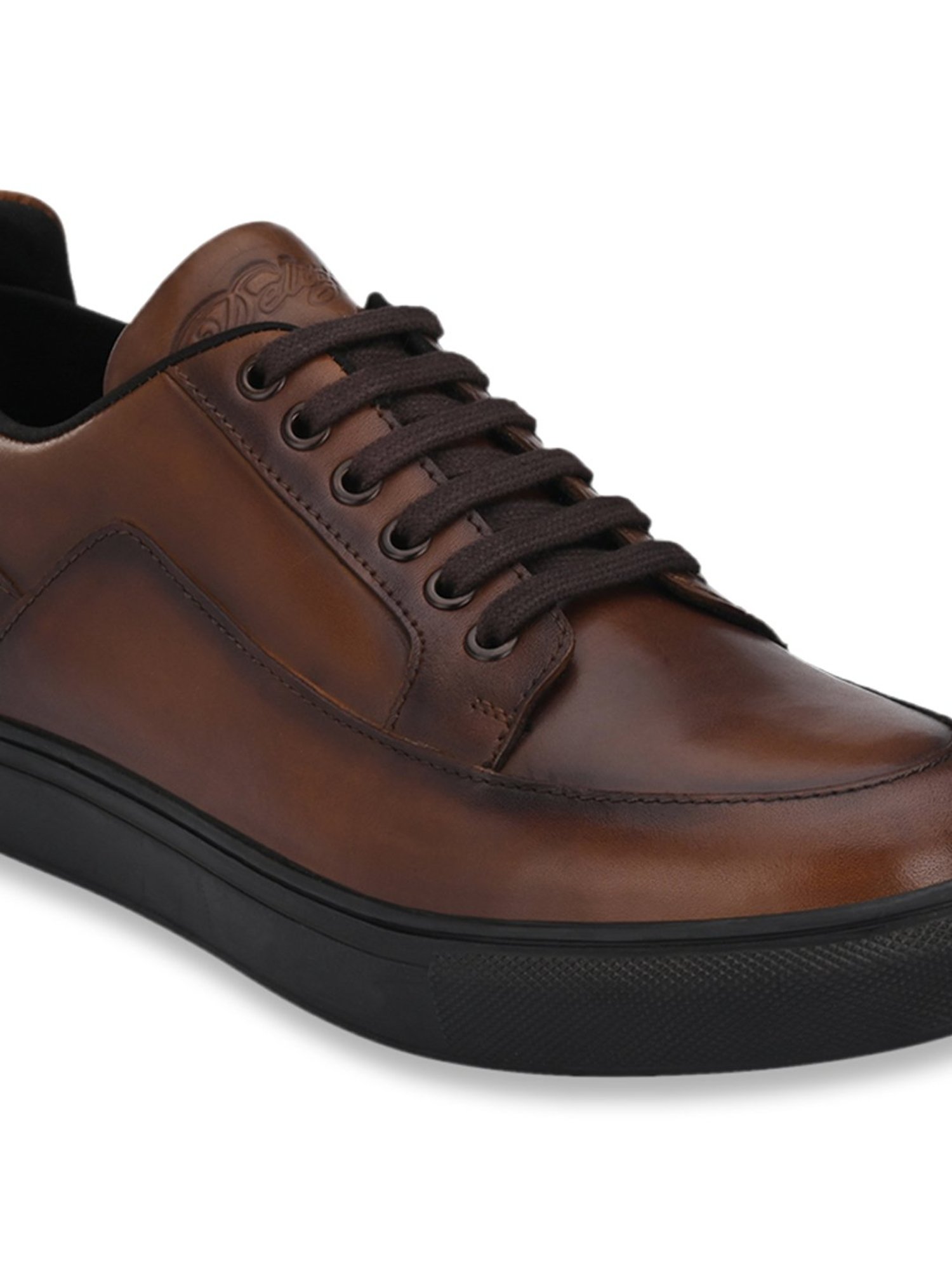 Delize Men's Brown Casual Sneakers