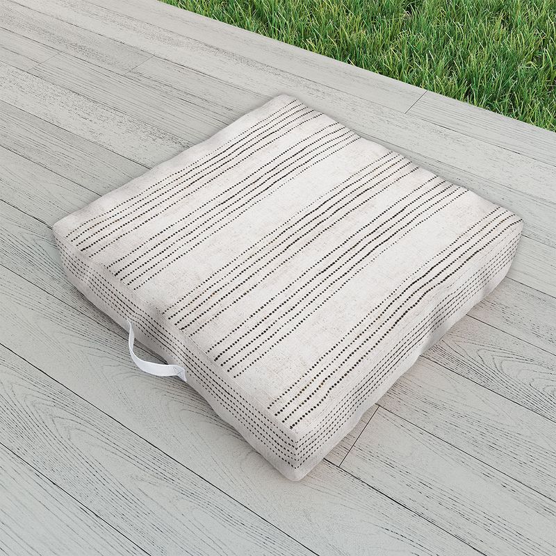 Jordan French Edge Chaise Lounge Cushion - Cabana Stripe Turquoise