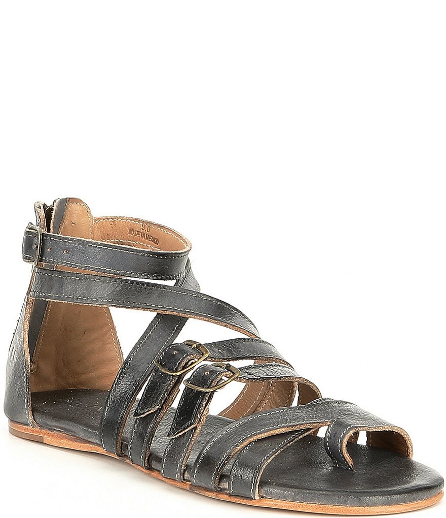 Bed Stu Miya Leather Banded Toe Ring Sandals