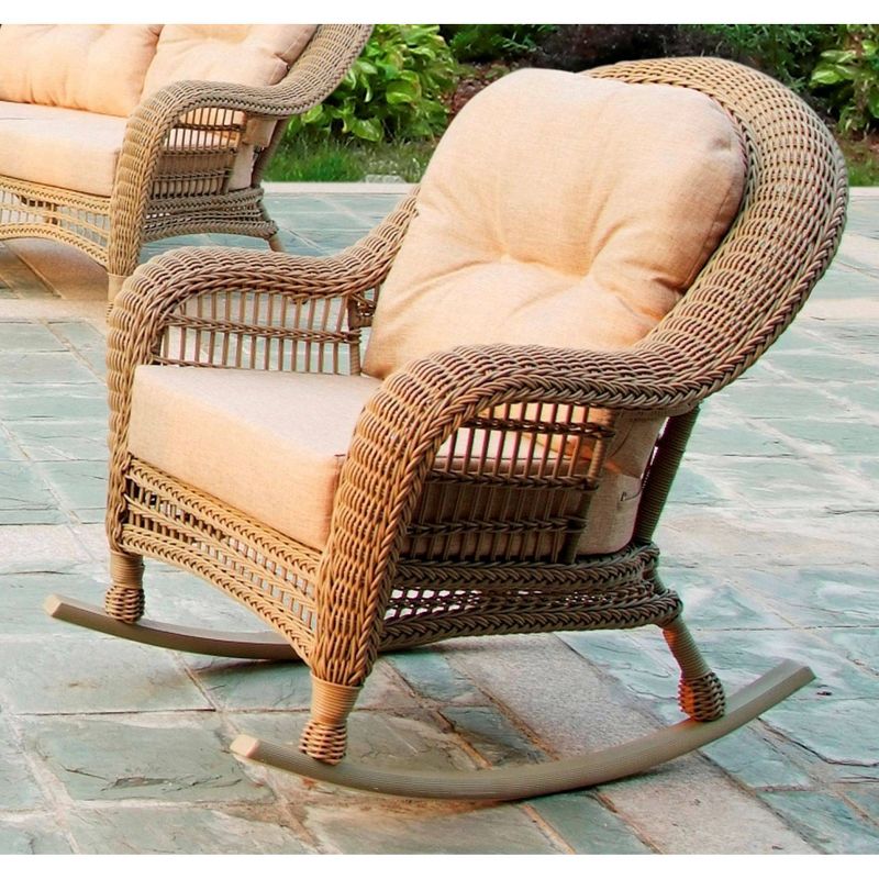 5pc Outdoor Conversation Set with Rocking Chairs - W Unlimited