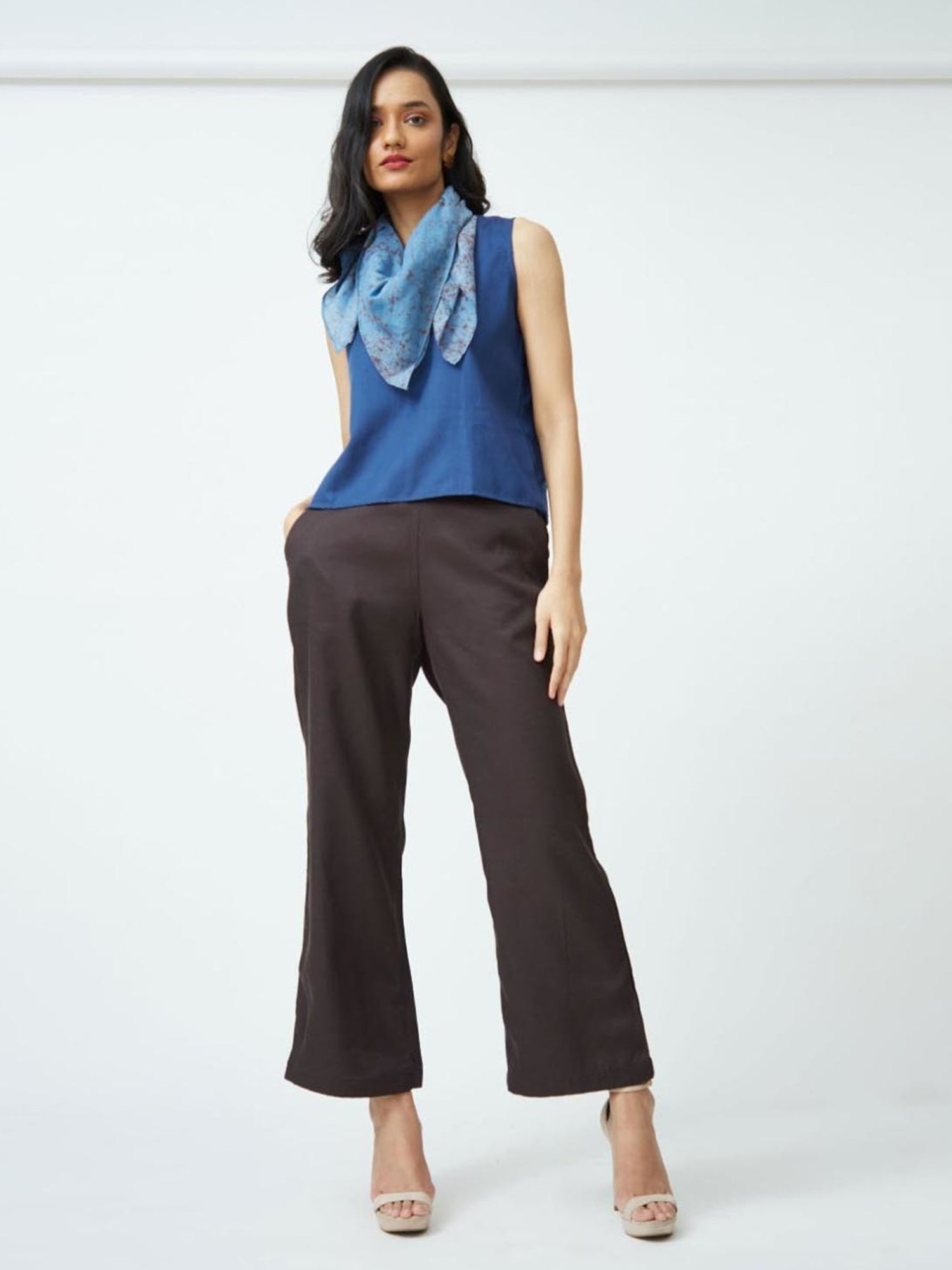 Saltpetre Classic Tencel Coffee Brown Trousers