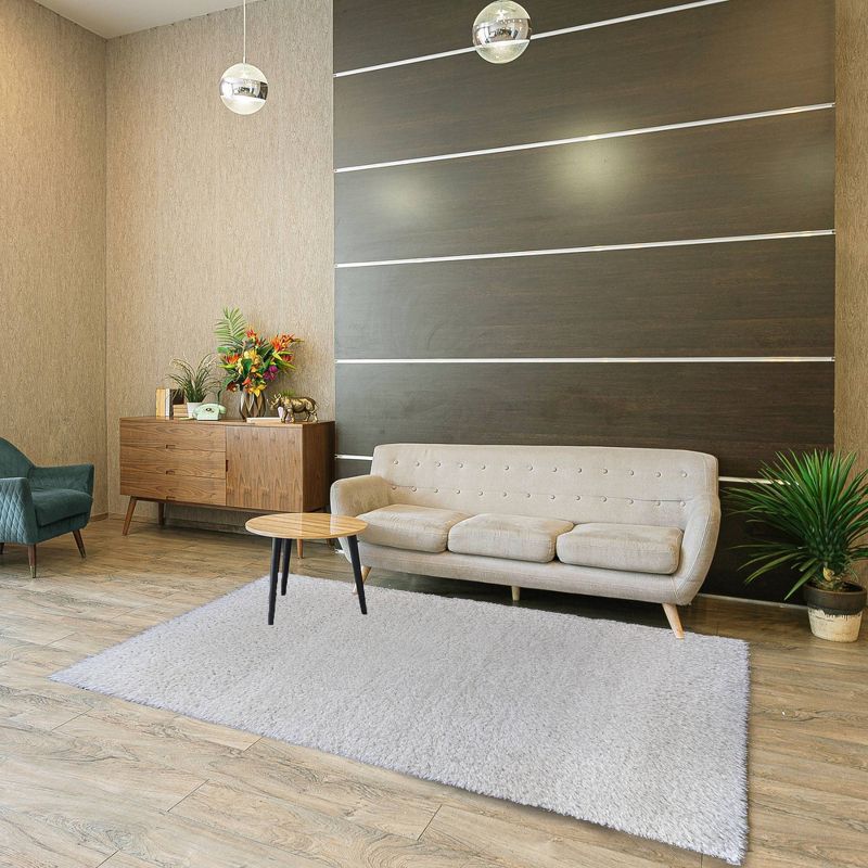 4'x6' Shag Rug Ivory - Gertmenian