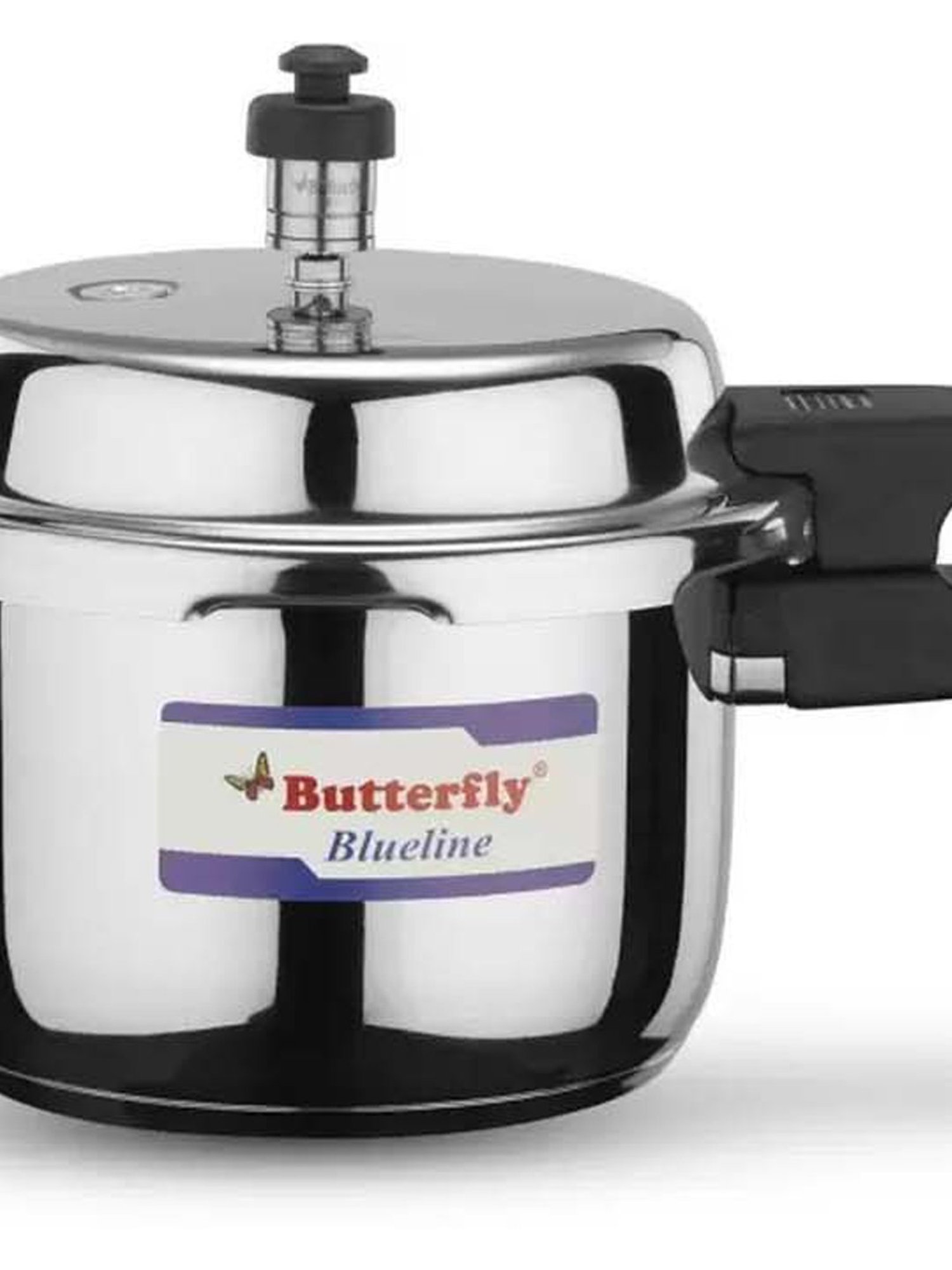 Butterfly Silver Stainless Steel Induction Blueline Pressure Cooker (2 L)