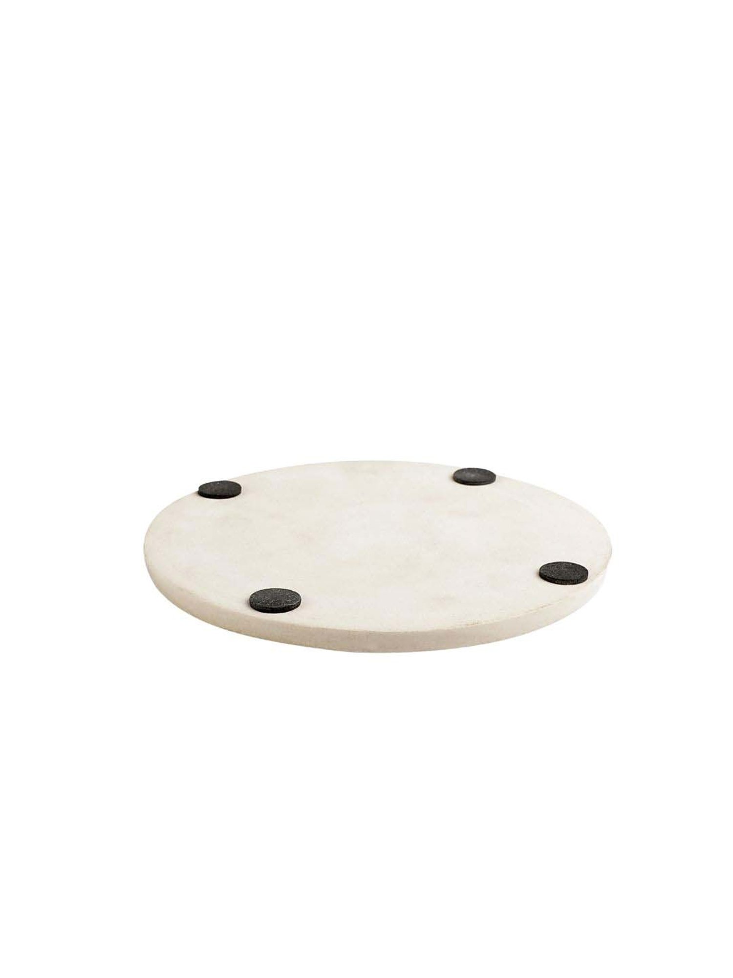 VarEesha Parikrama Blue Ceramic Spoon Rest with Trivet - Set of 4