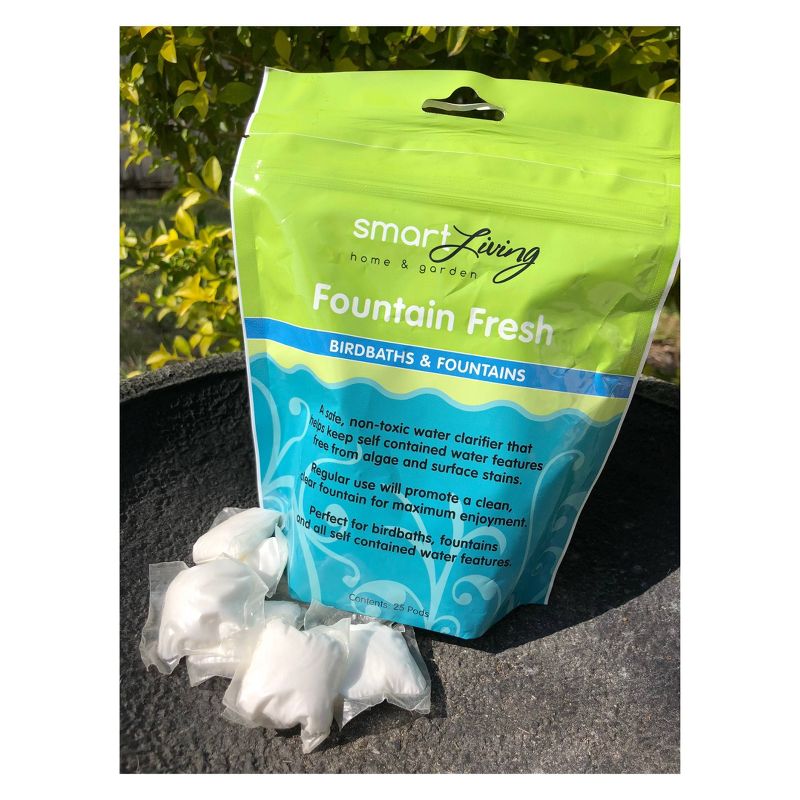 3" Smart Living Fountain Fresh All Natural Algae Prevention