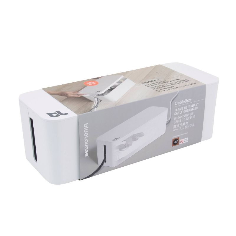CableBox Flame Retardant Cable Organizer White - BlueLounge