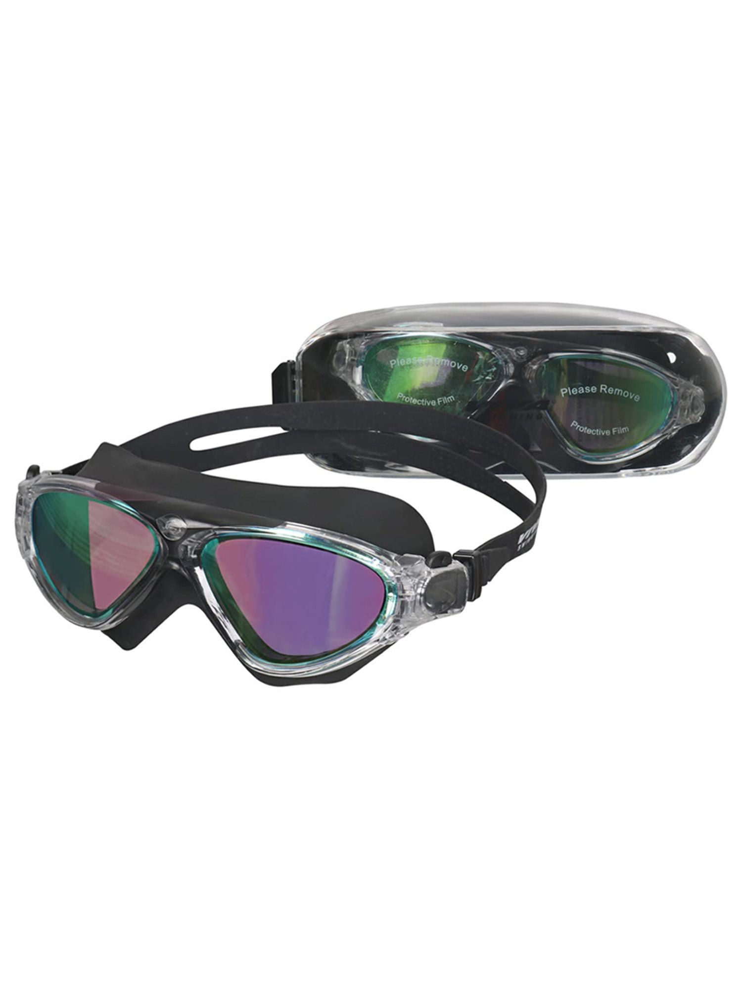 Viva Swimming Unicorn Professional Players Anti-Fog, UV Protection Swimming Goggles (Multicolor)