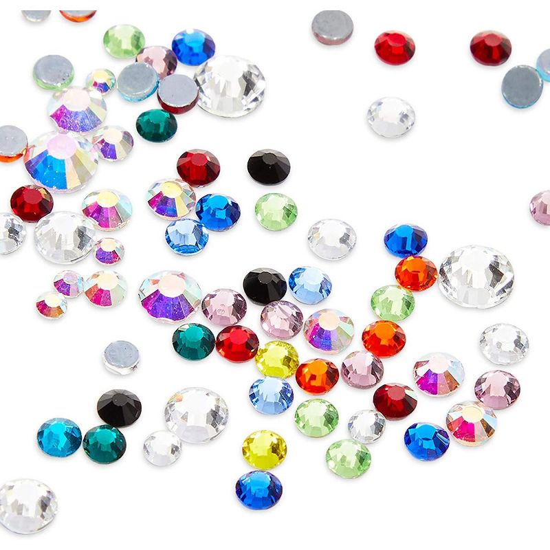 Bright Creations 6007 Pieces Hotfix Rhinestones Set with Dotting Pen and Tweezers for Arts and Crafts
