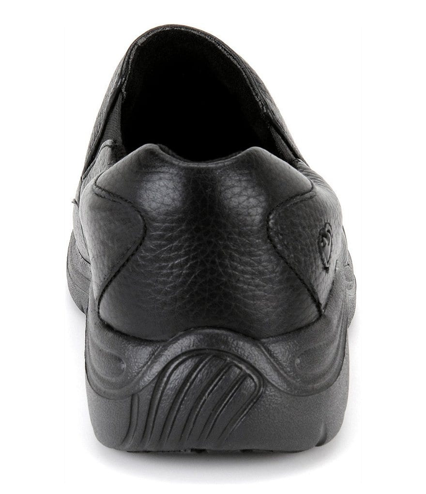 Nurse Mates Dove Leather Slip-Ons