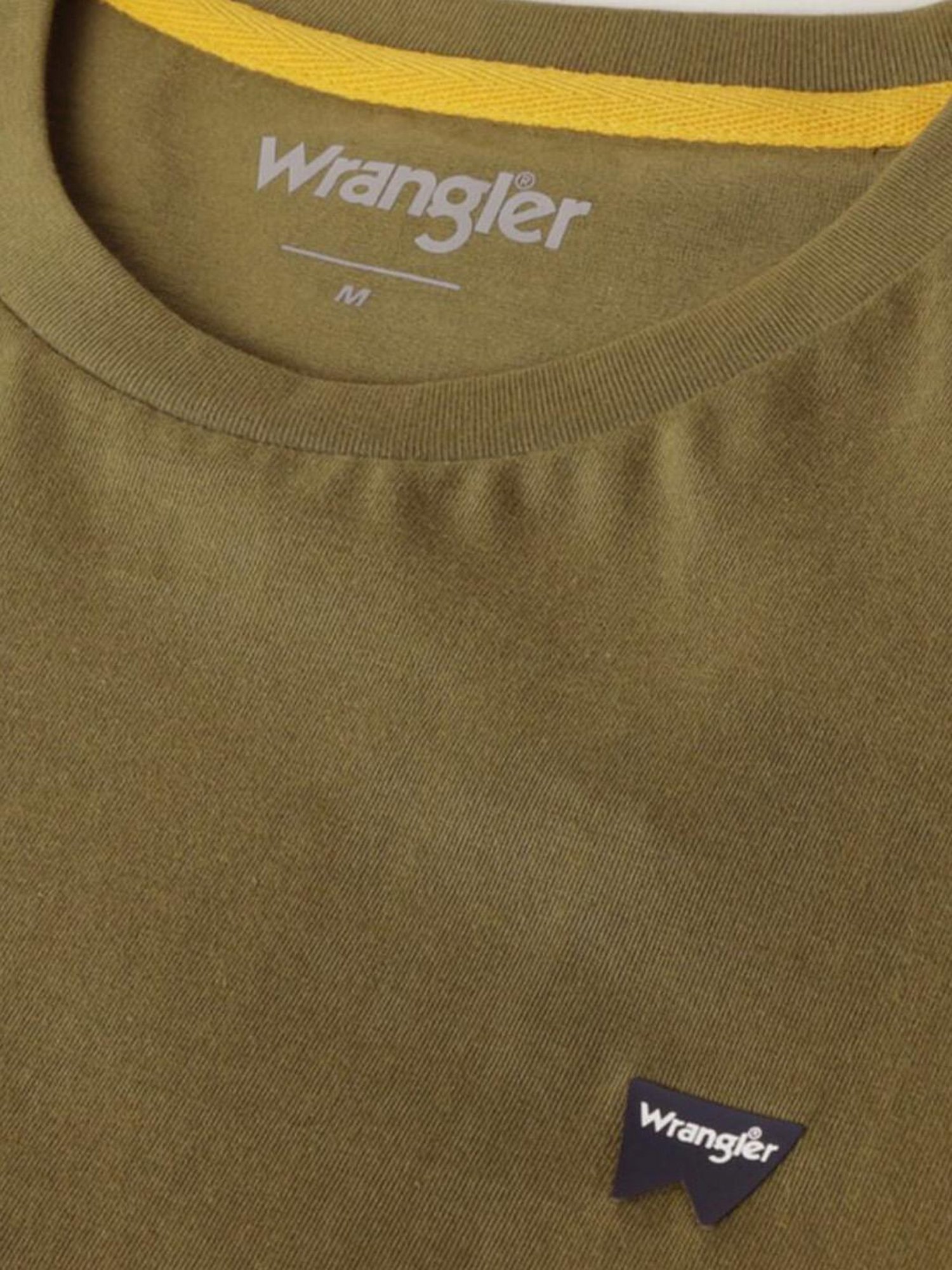 Wrangler Winter Moss Cotton Regular Fit T-Shirt
