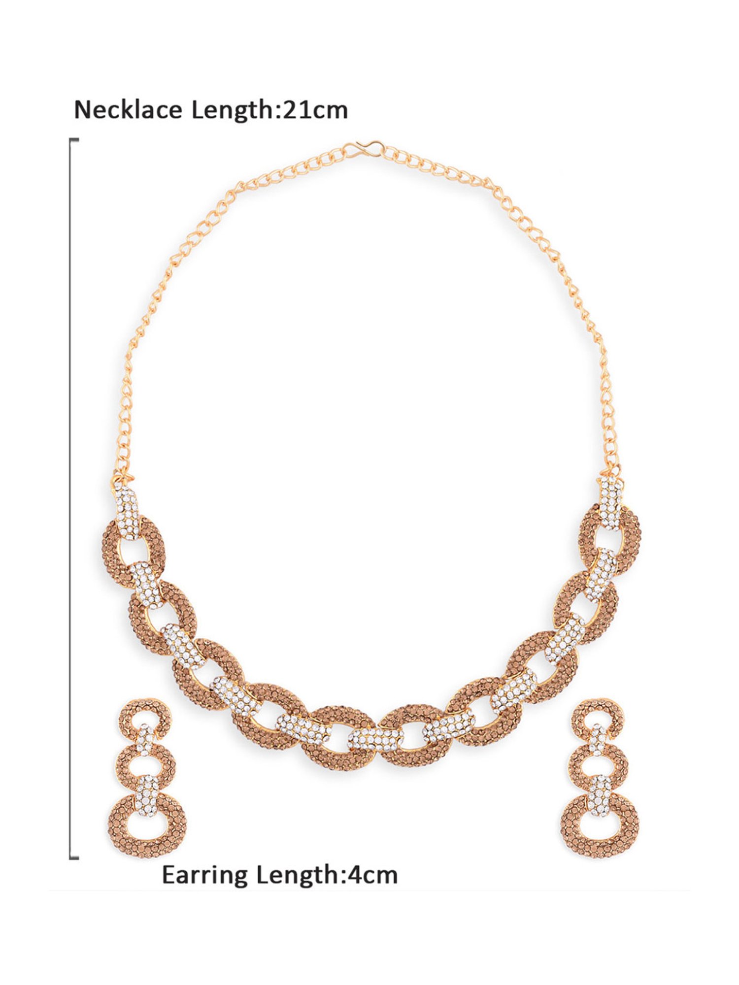 Fida Luxurious Golden Jewellery Set