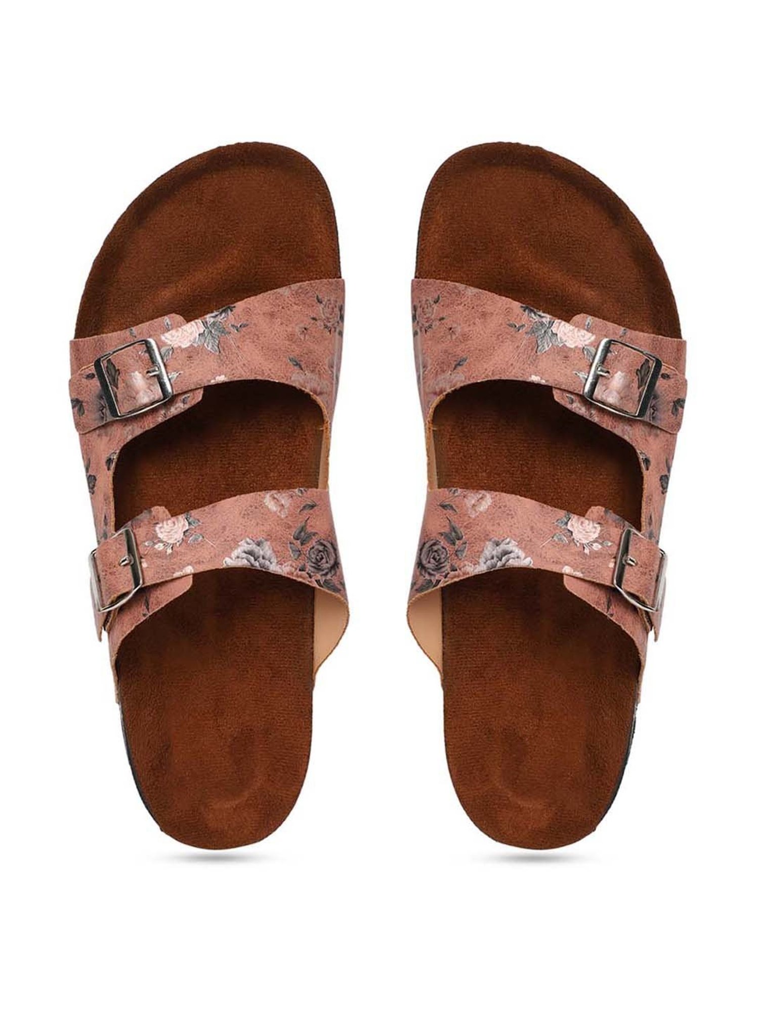 Mozafia Women's Peach Casual Sandals