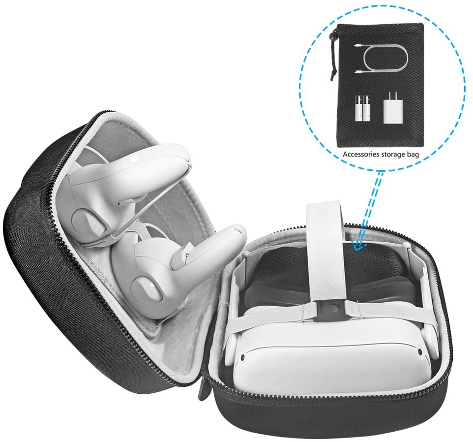 2 Pairs Oculus Quest 2 Elite Washable Silicone Handle Protective Cover