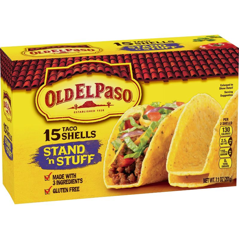 Old El Paso Gluten Free Stand 'n Stuff Taco Shells - 7.1oz/15ct