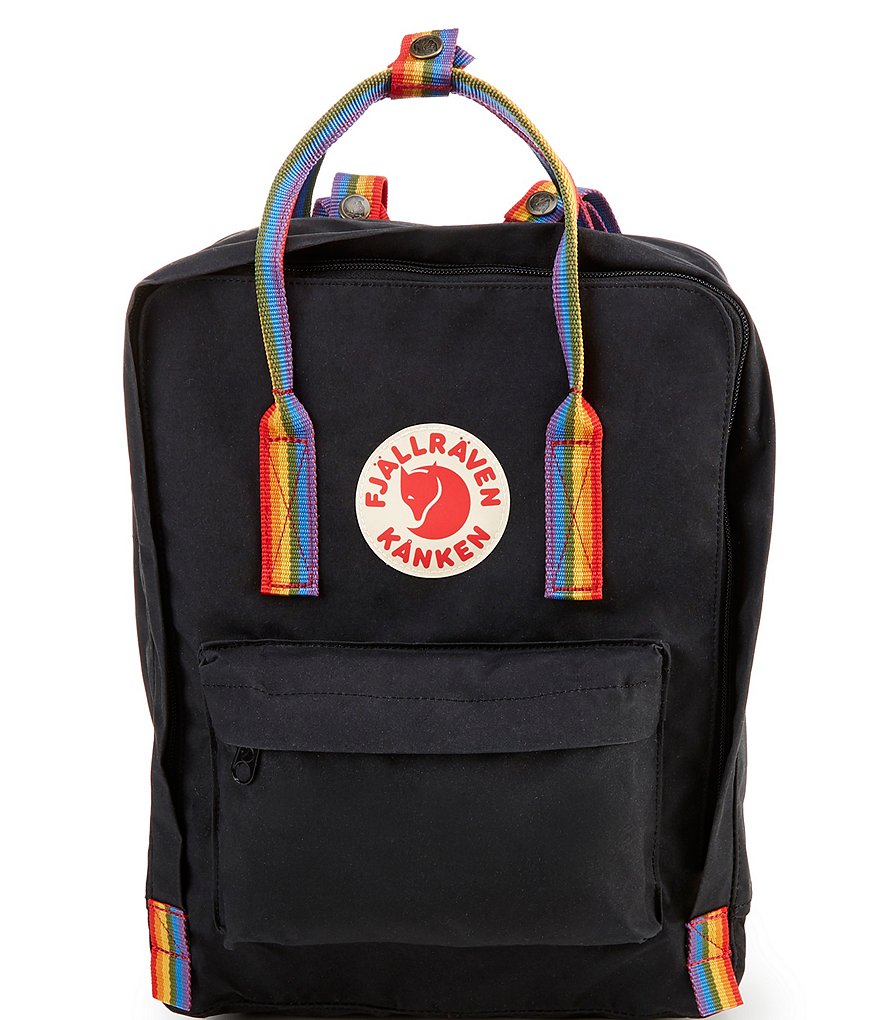 Fjallraven Kanken Rainbow Handle Backpack