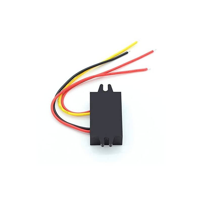 2 Pack High Efficiency DCDC Converter 12V Step Down to 9V 2A 18W Power Supply ModuleWaterproof