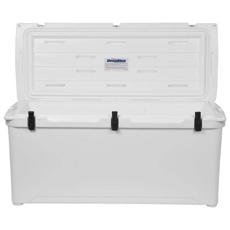Engel High Performance 167-Quart Portable Durable Rotomolded Airtight 264 Can Hard Cooler and Ice Box for Camping, Sports Events, & Fishing, White