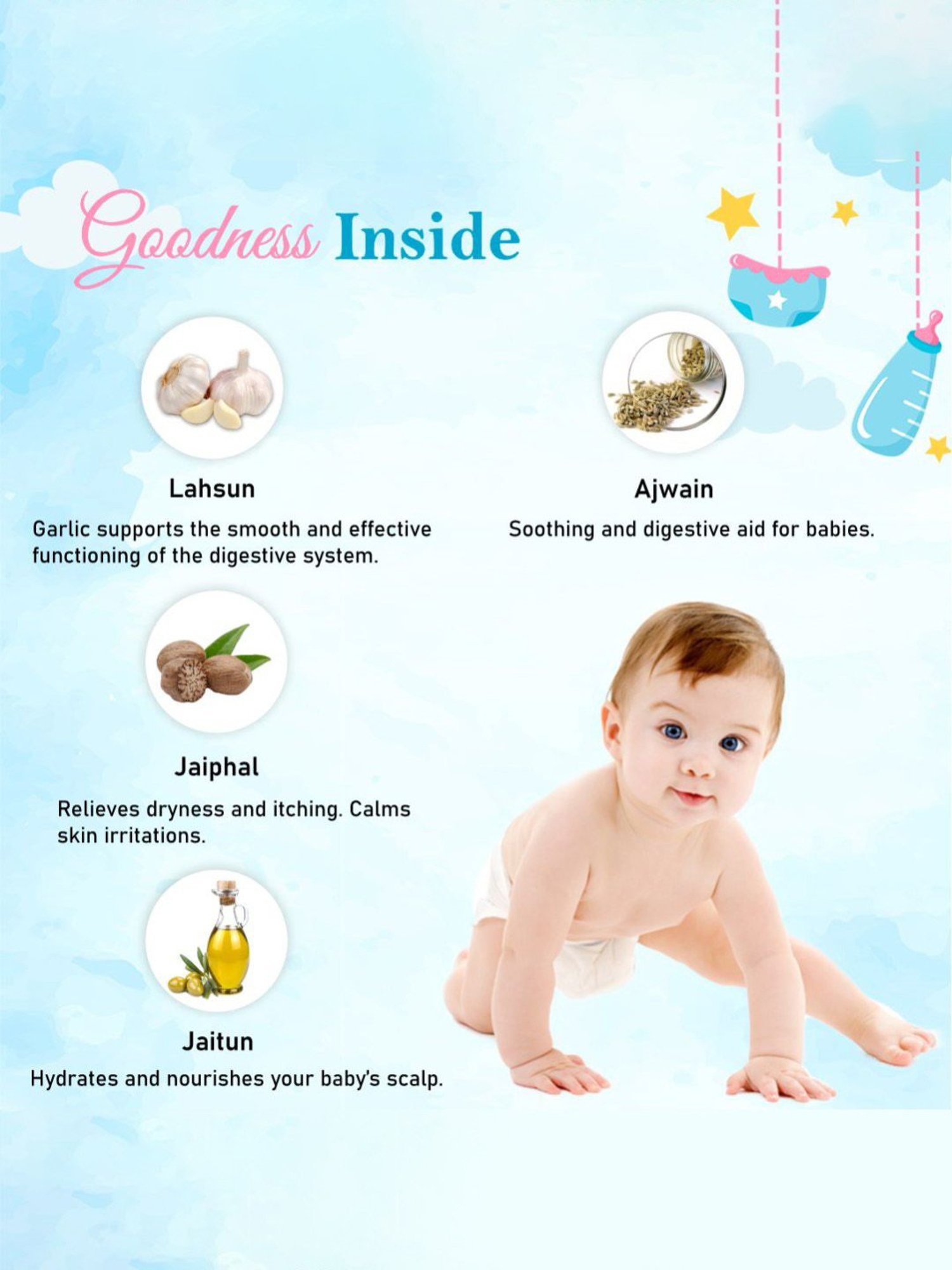 Globus Naturals Baby Massage Oil - Pack of 2