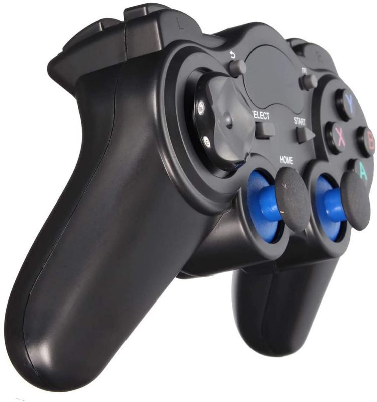 USB Wireless Gaming Controller Gamepad for PC/Laptop Computer(Windows XP/7/8/10) & PS3 & Android & Steam (Black)