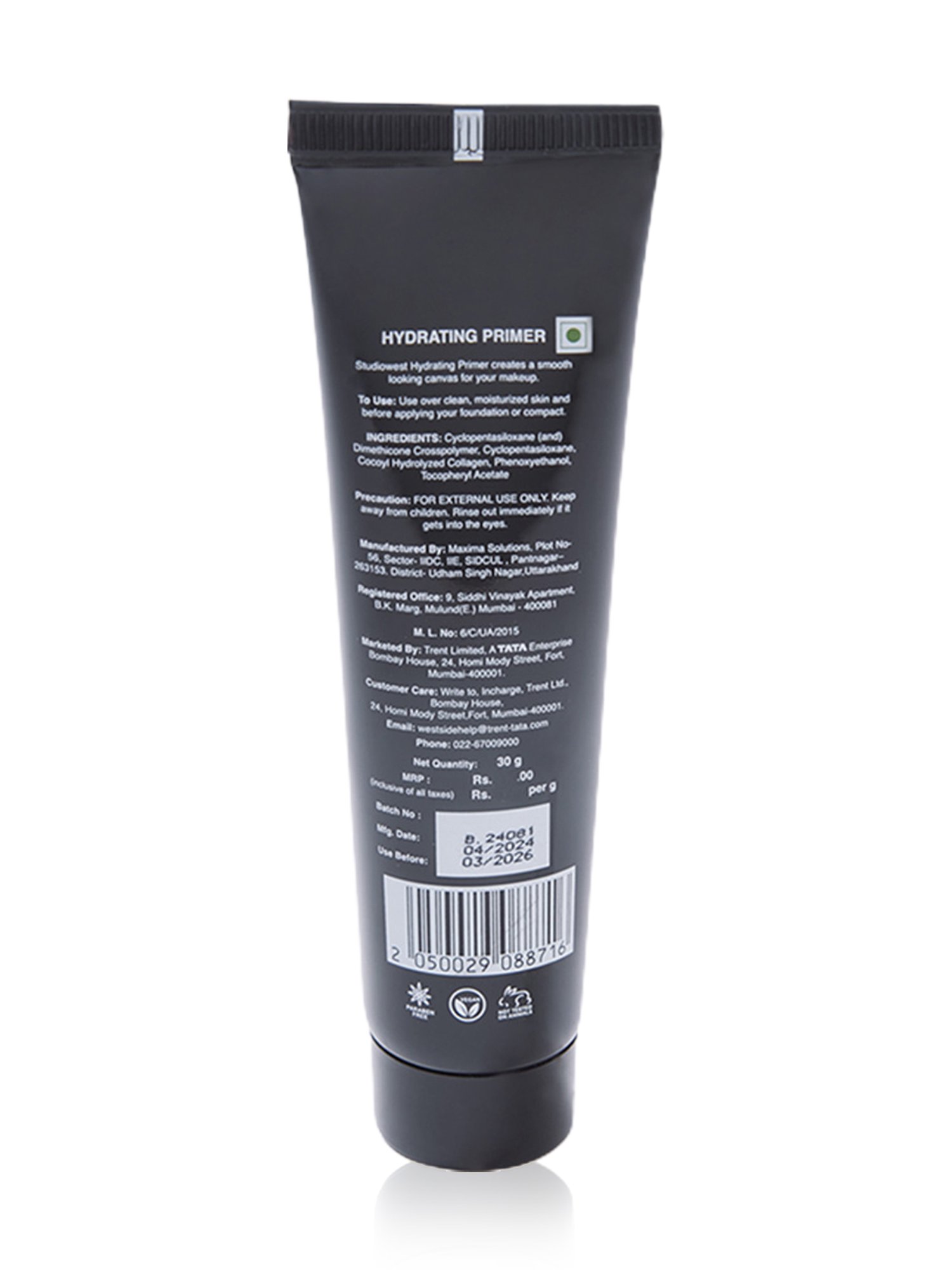 Studiowest Collagen Hydrating Primer - 30 gm