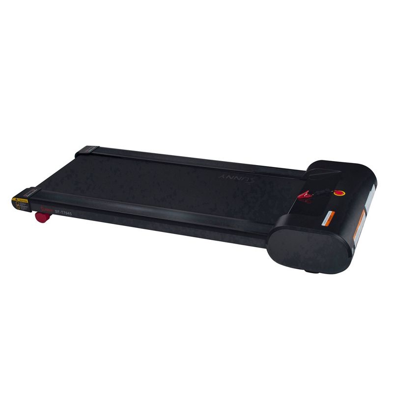Sunny Health & Fitness Walkstation Slim Flat Treadmill for Under Desk