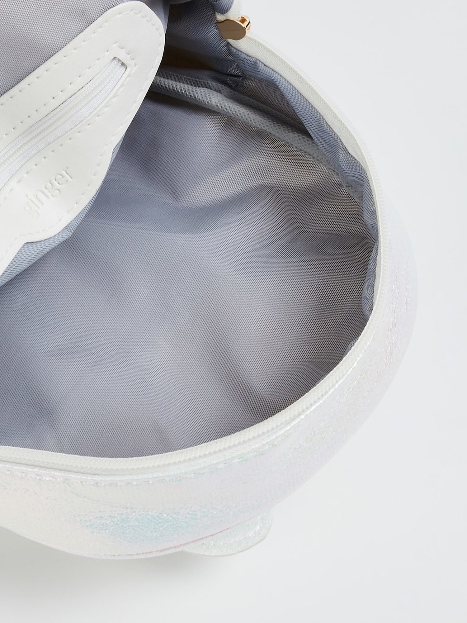 Ginger by Lifestyle White Shimmer Backpack