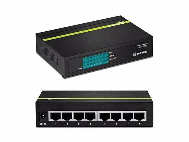 8 Port Gig Poe Greennet Swtch