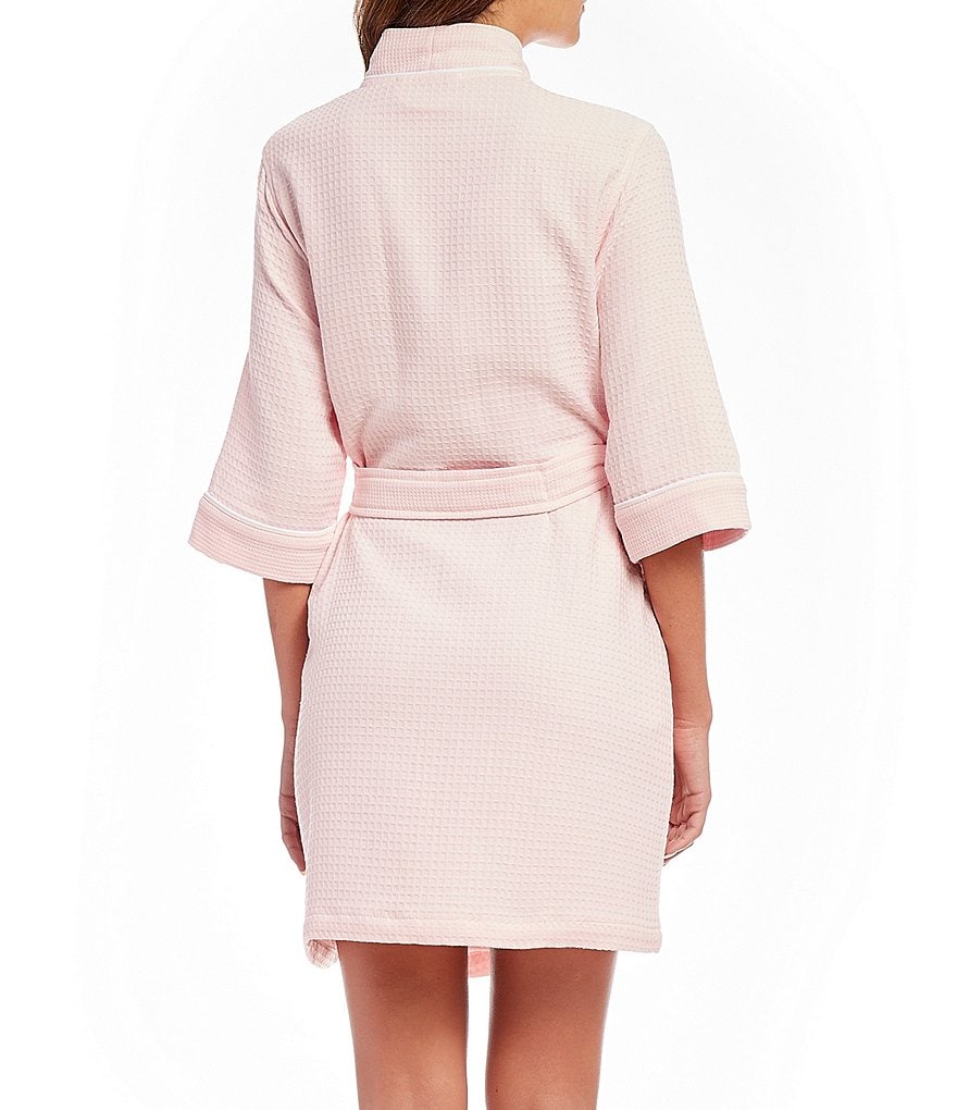 Spa Essentials by Sleep Sense Waffle Short Wrap Robe