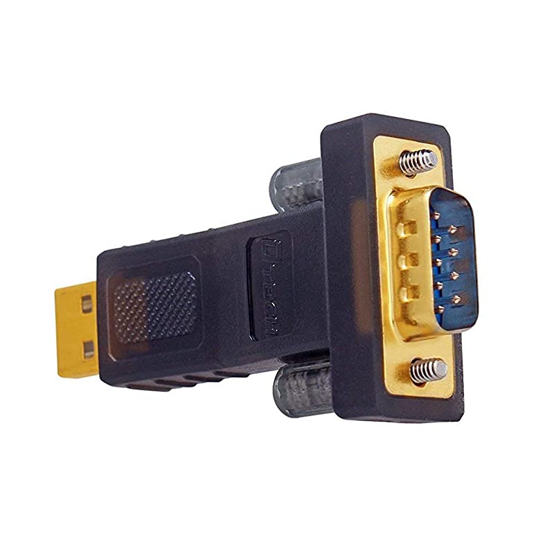 USB to RS232 Serial Adapter with DB9 Male Port Prolific Chip PL2303 Supports Windows 10 8 7 Mac Linux Android