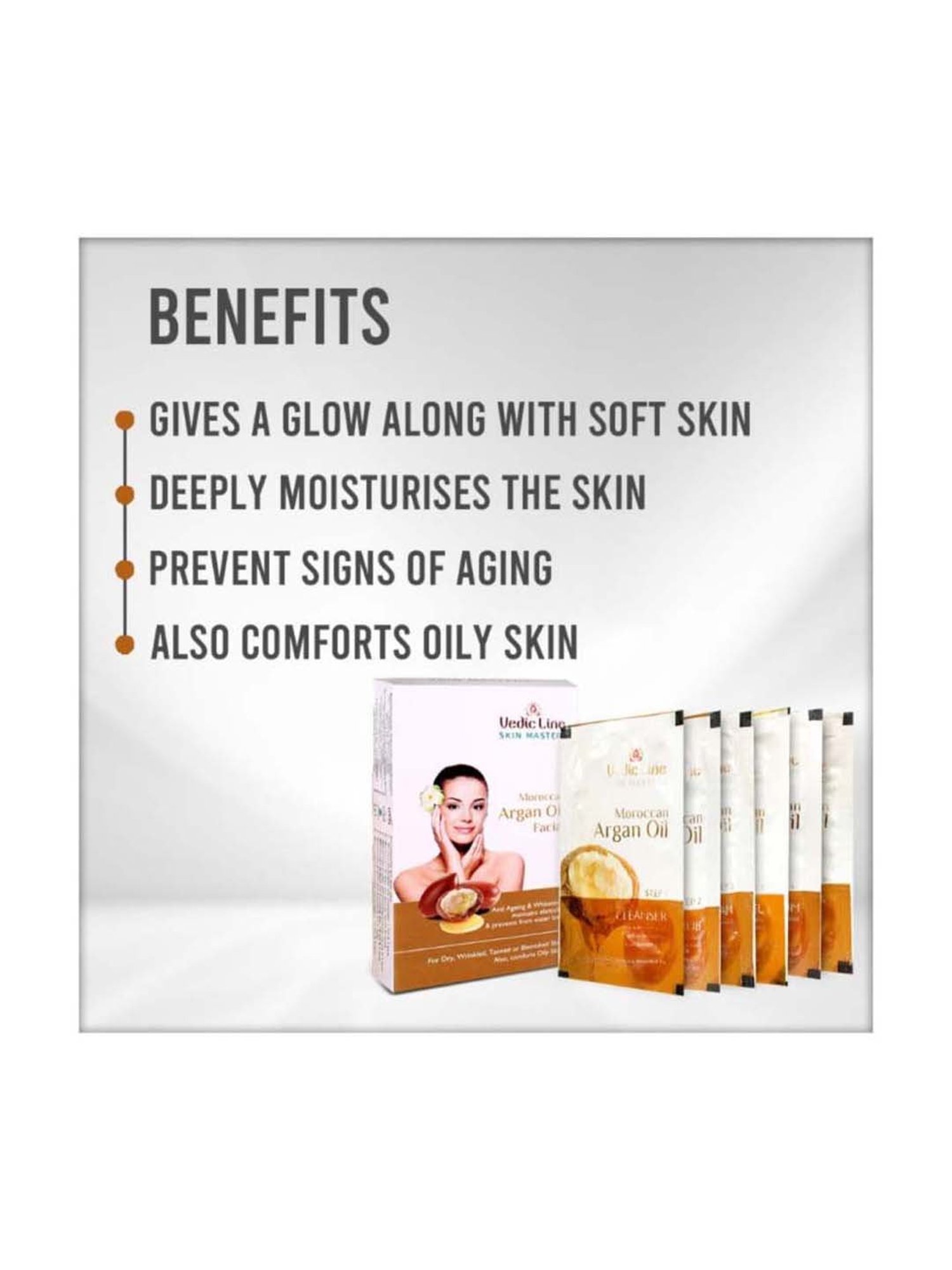 VEDIC LINE Moroccan Argan Oil Facial Kit