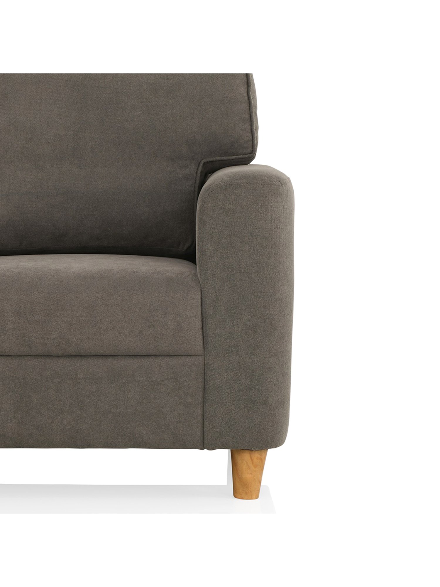 Duroflex Utopia Grey Pinewood 1 Seater Sofa