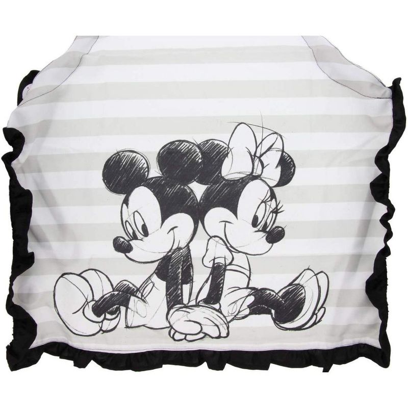 Seven20 Disney Mickey and Minnie Ruffled Kitchen Apron