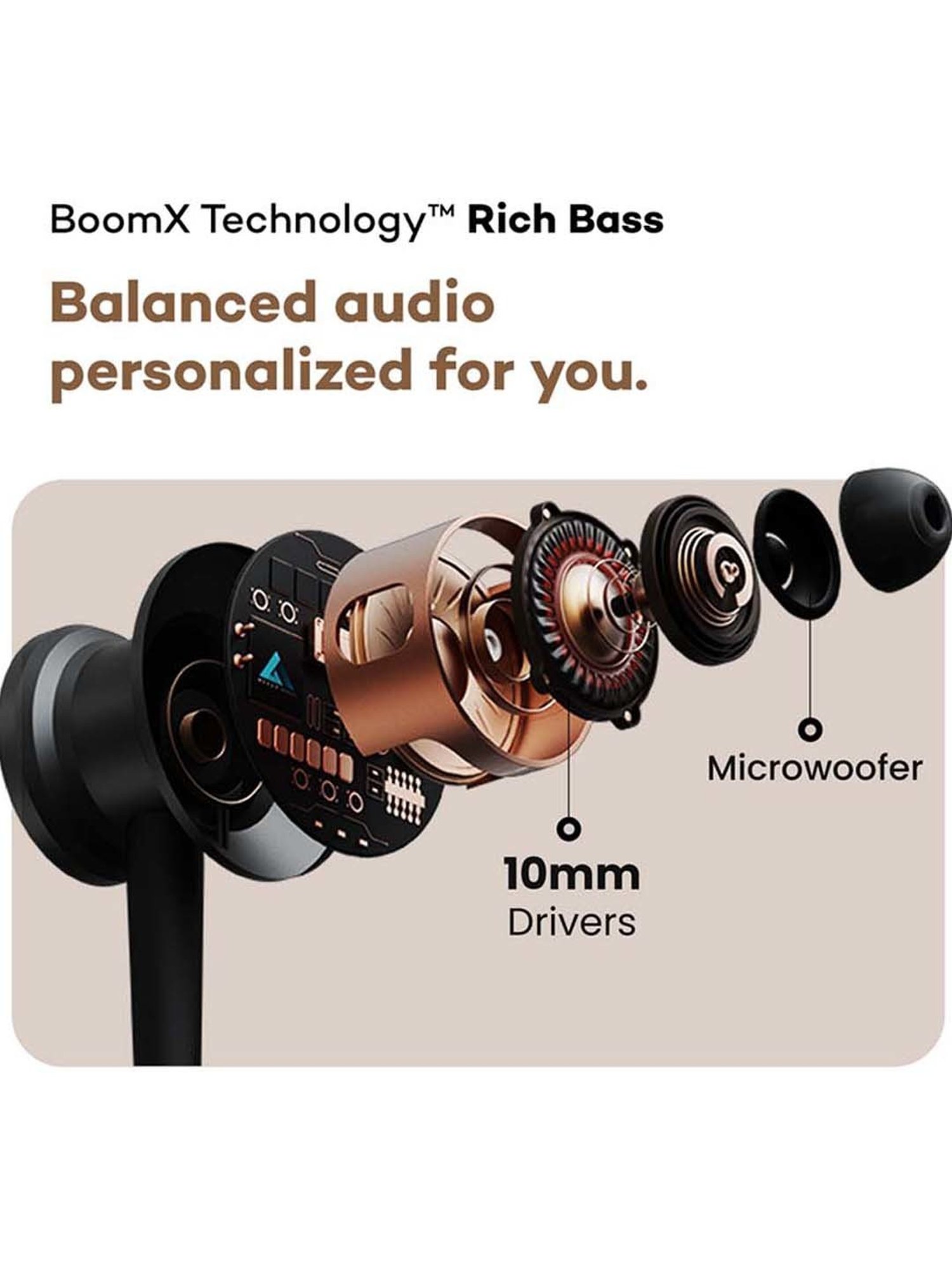 Boult Audio ProBass YCharge Wireless Bluetooth Neckband with Type-C Fast Charging (Blue)