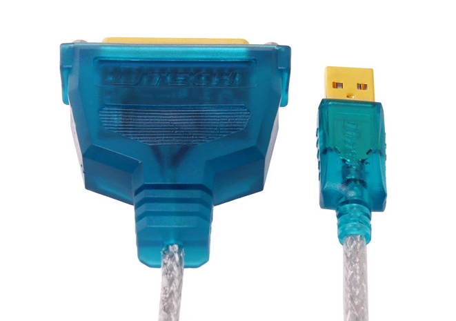 DTECH   USB 2.0 male to DB25 Female Parallel Printer converter Cable 6ft/1.8m, USB M to DB25 F parallel printer converter cable  DT-5005