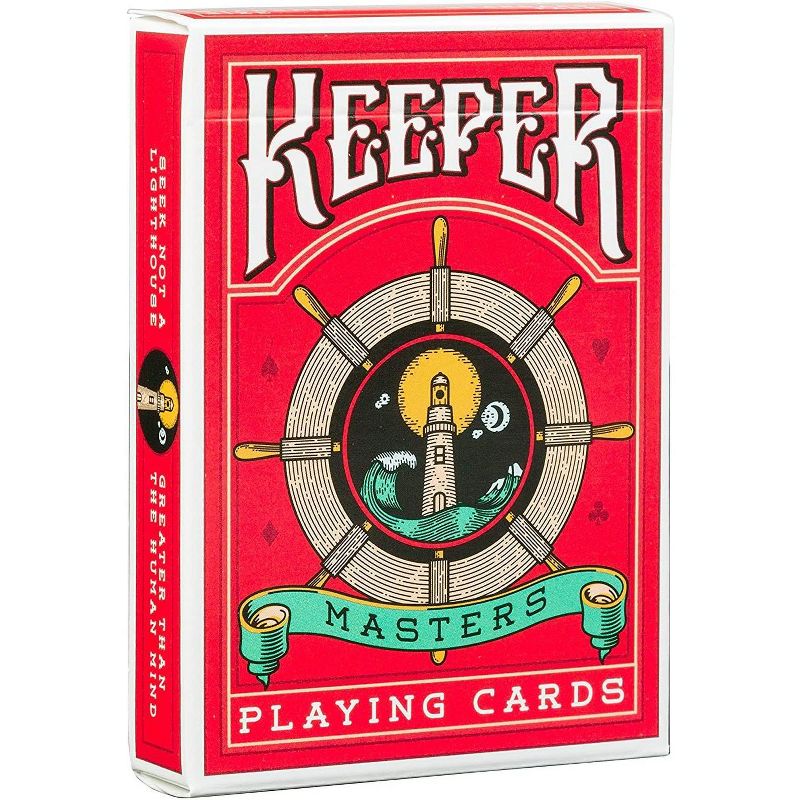 Ellusionist Keepers Masters Marked Playing Cards Deck, Red