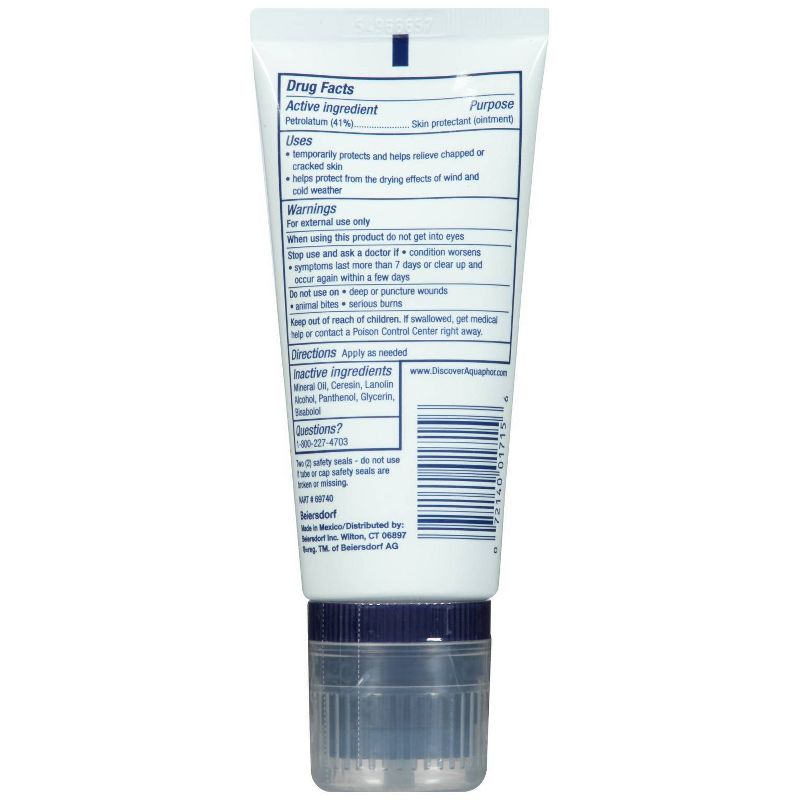 Aquaphor Healing Ointment with Touch Free Applicator For Dry & Cracked Skin - 3oz