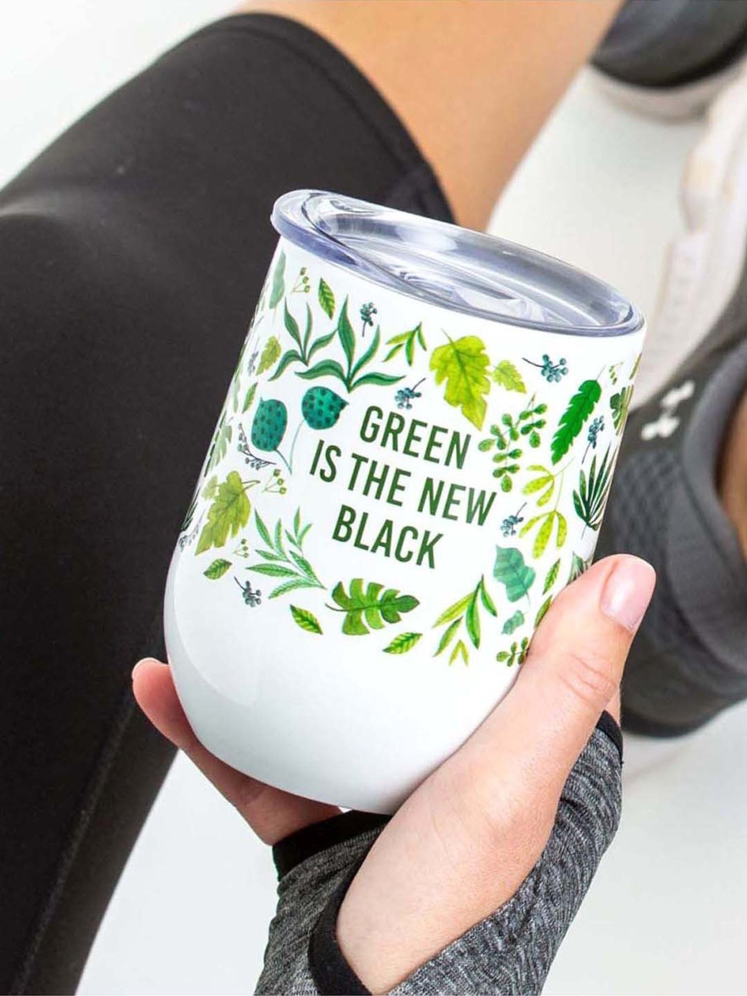 Melbify Roll Sip Transparent Cocktail Glass with straw 250ml - Set of 2