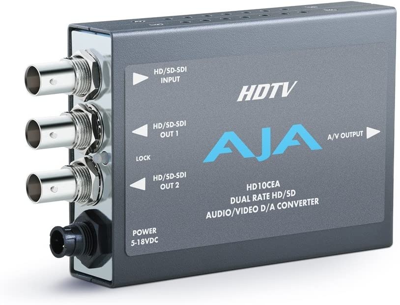 AJA HD10CEA SD/HD-SDI to Analog Audio/Video Converter