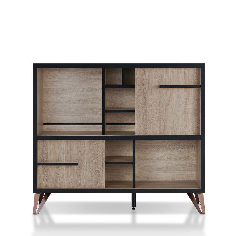 Carmel Sideboard Dark Brown/Black - Chique