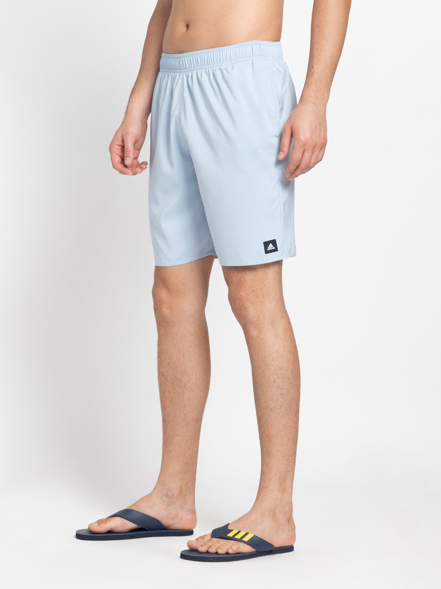 adidas CLX Classics Light Blue Regular Fit Swim Shorts