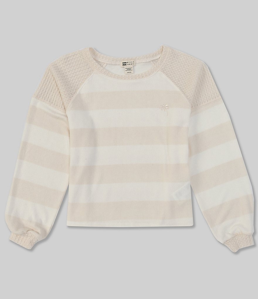 Billabong Little/Big Girls 5-14 Long-Sleeves Fresh Start Top