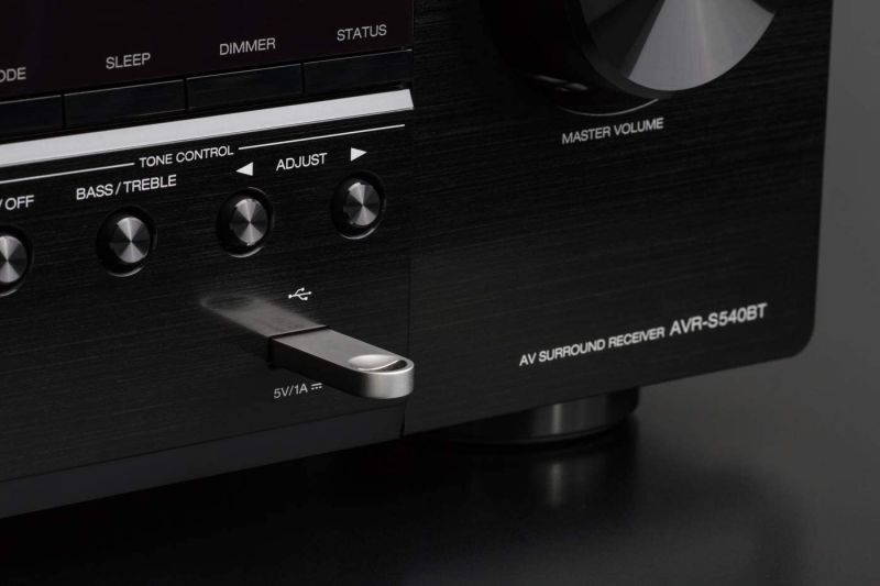 Denon AVR-S540BT 5.2 Channel 4K Ultra HD AV Receiver with Bluetooth