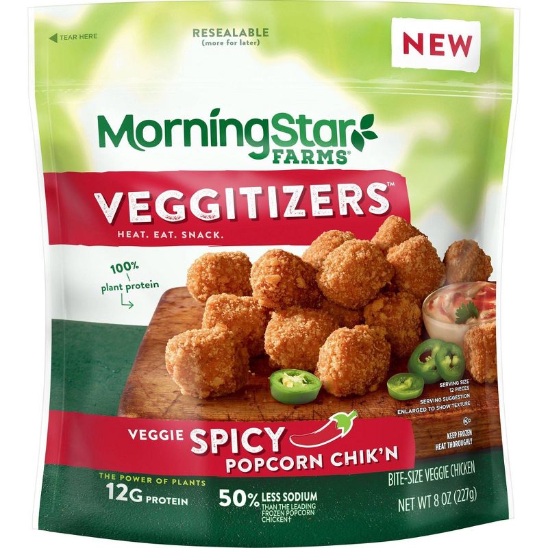 Morningstar Farms Frozen Spicy Popcorn Chik'n - 8oz
