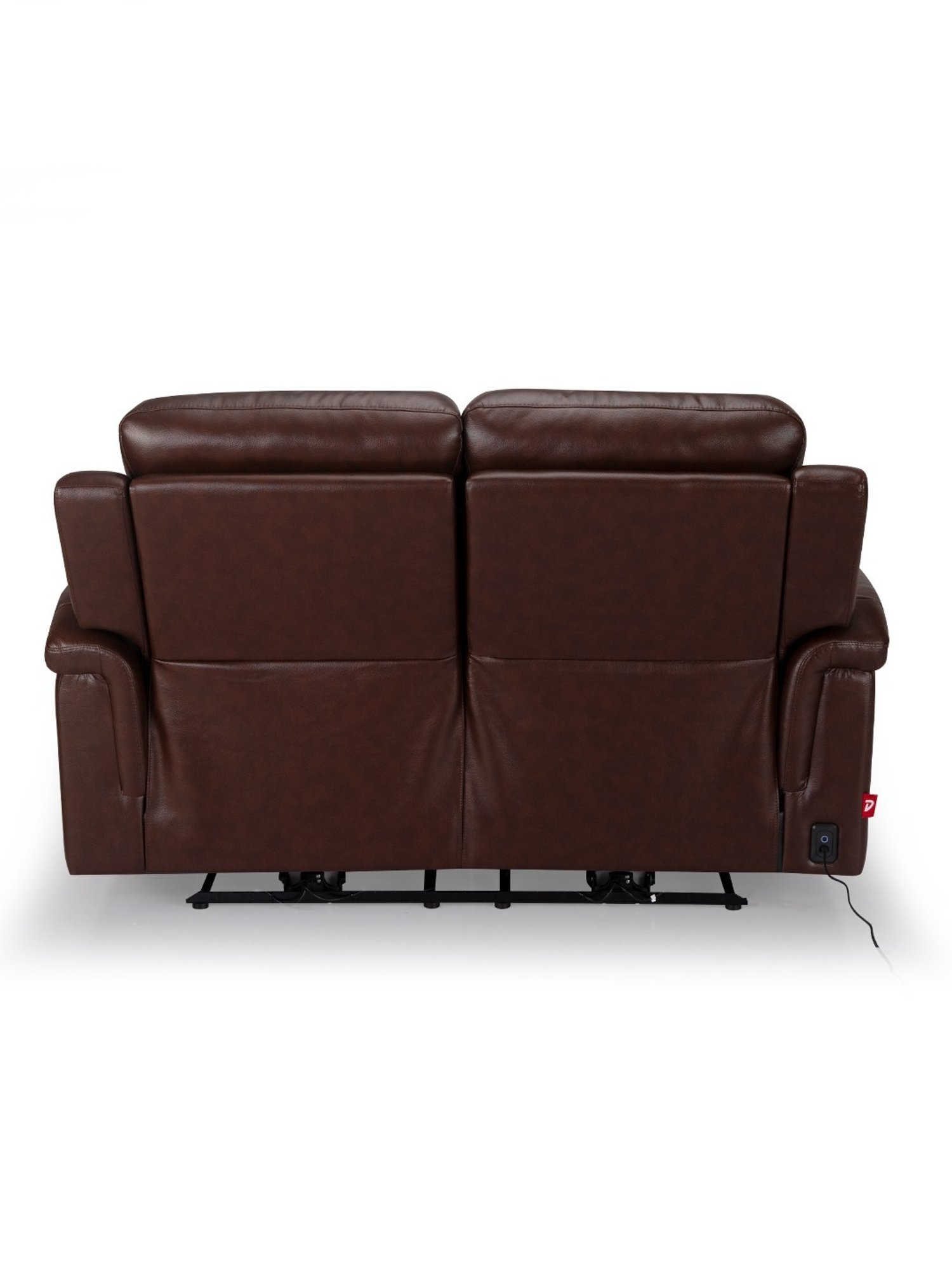 Durian Valerano Coffee Brown Leather Reclining Sofa