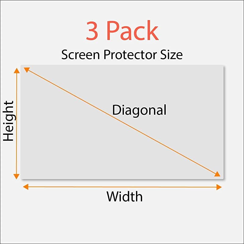 Anti Blue Light and Anti Glare Screen Protector 3 Pack for 22 Inches Widescreen Desktop Monitor Filter Out Blue Light and Relieve Computer Eye Strain to Help You Sleep Better