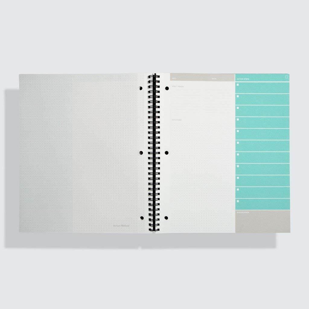Behance, Action Method Action Book - Blue (8.5" x 10.5") [Spiral-bound]