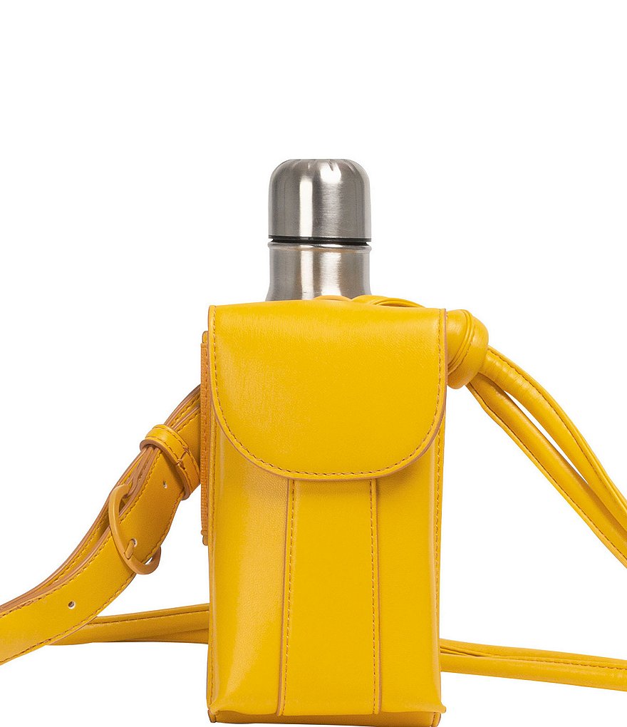 Create & Cultivate Vegan Leather Water Bottle Crossbody Bag