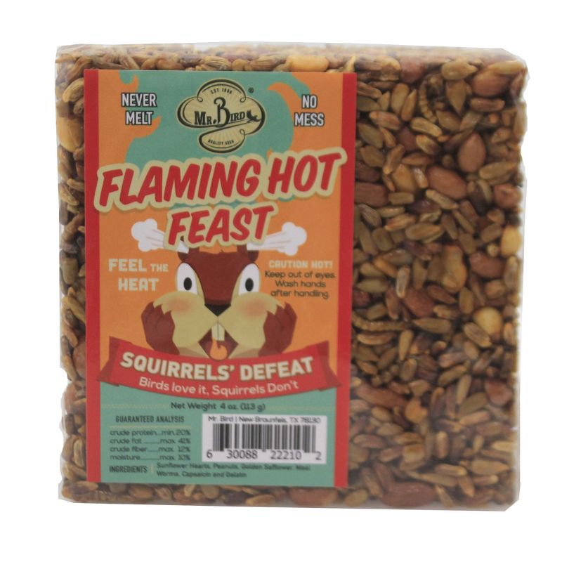 Home & Garden 4.5" Small Cakes Sampler & Cage S/6 Bird Feeding Cardinal Wren Feed Mr Bird  -  Bird And Wildlife Food