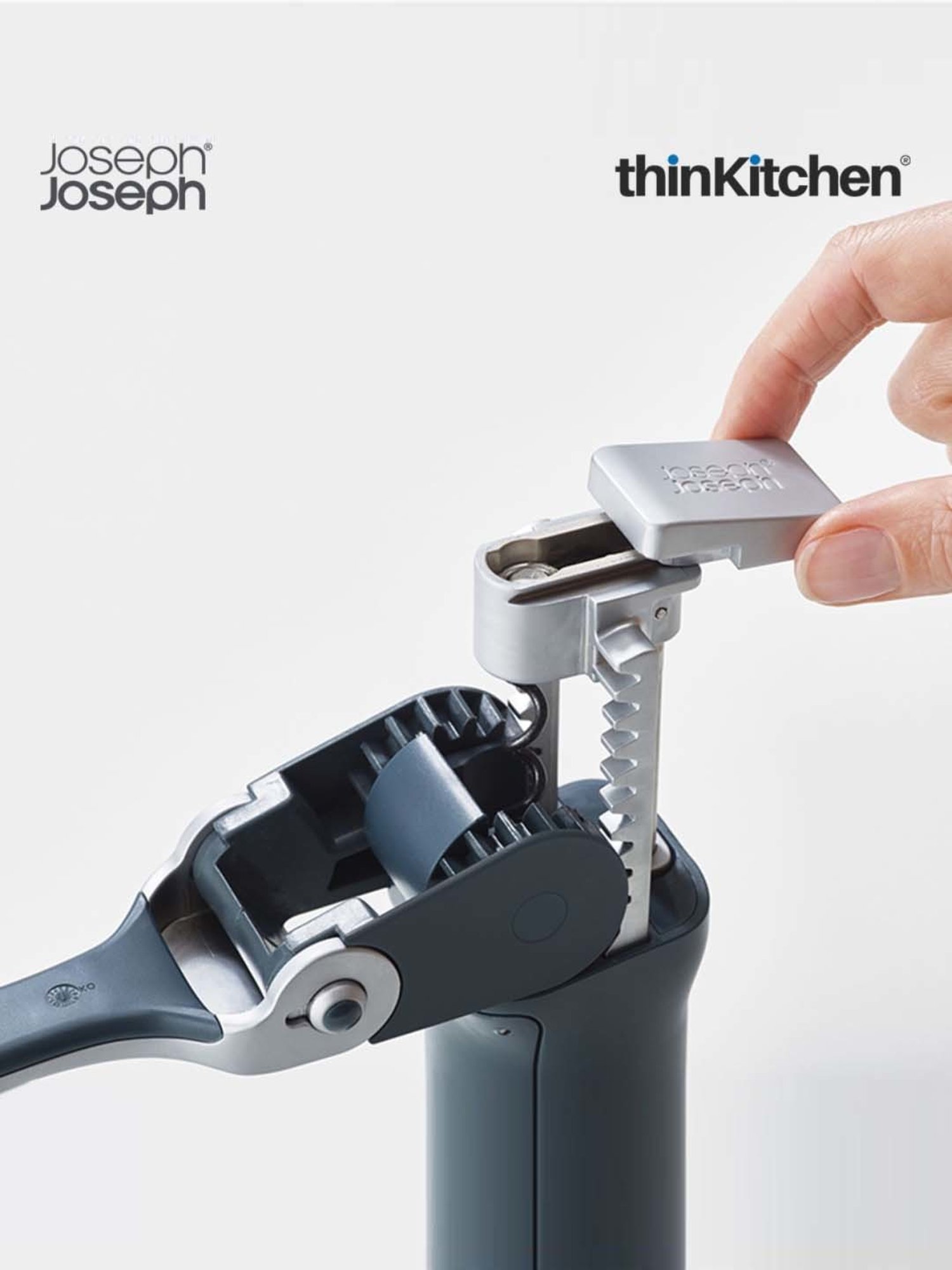 JOSEPH JOSEPH Silver & Green Steel 30.5 cm Elevate Tong - Set of 1